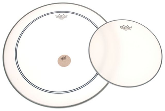 Remo 22" Powerstroke Coated + Amb.