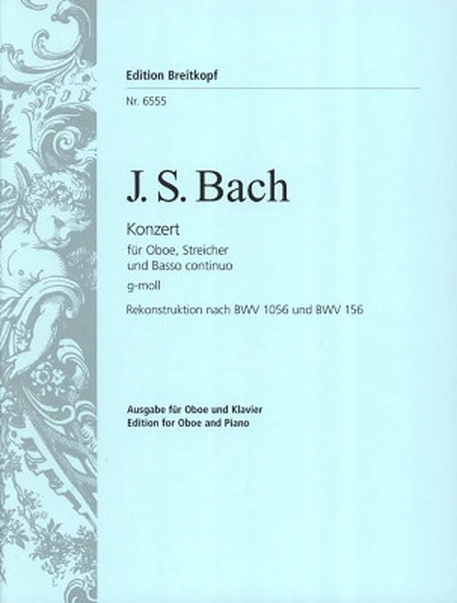 Breitkopf & Härtel Bach Oboenkonzert g-moll