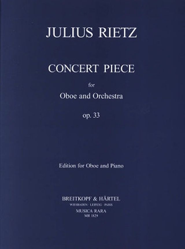 Breitkopf & Härtel Rietz Konzertstück op. 33 Oboe