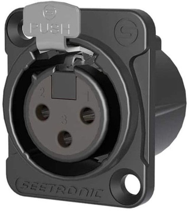 Seetronic MK3F2C-B 3pin XLR black
