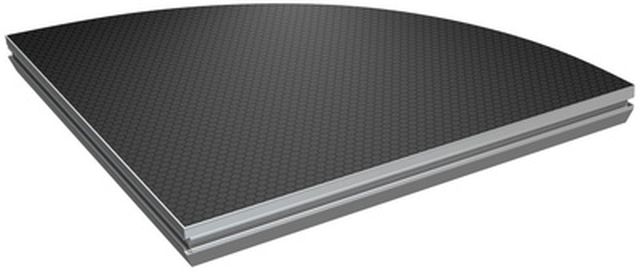 Global Truss Stage Deck Curved 1x1 R1 90
