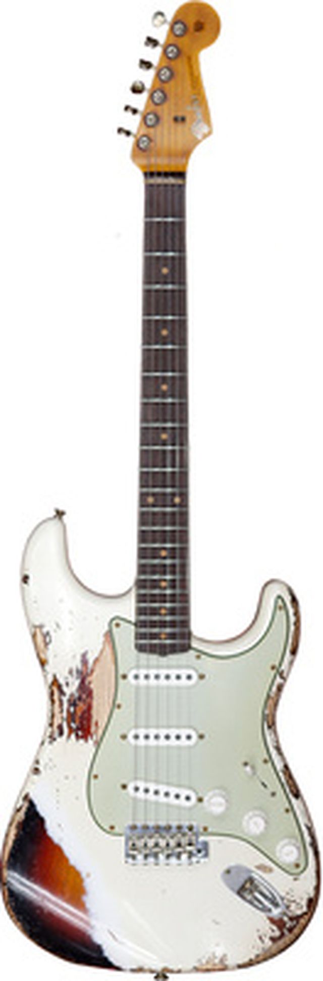 Fender 61 Strat SHR Aged V White 3TSB