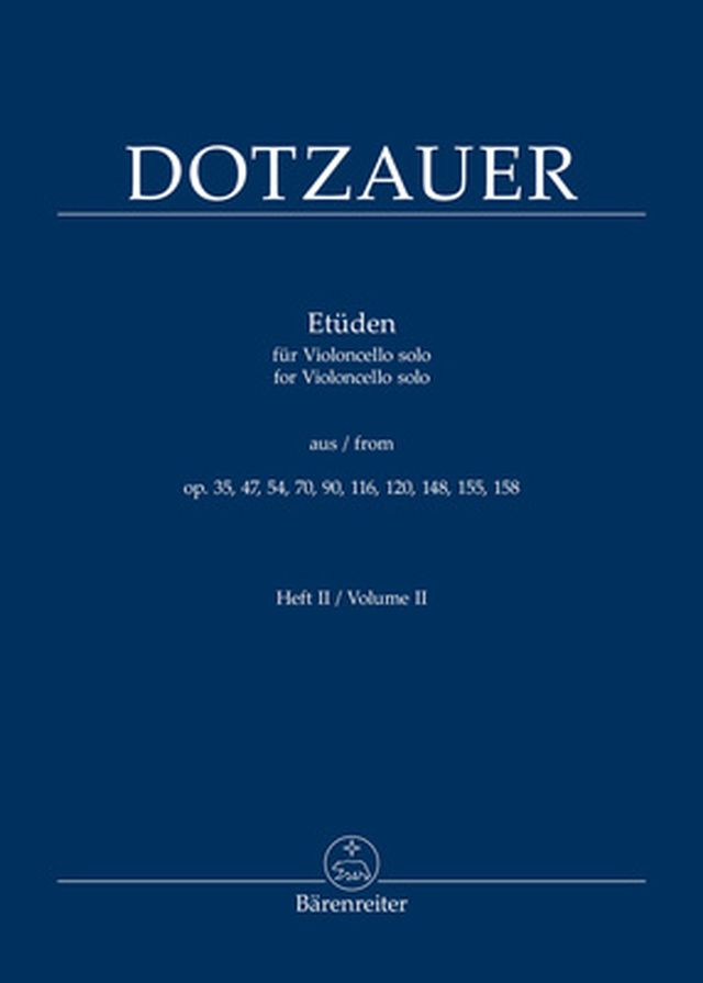 Bärenreiter Dotzauer Etüden Cello 2