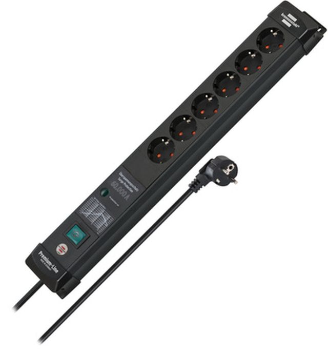Brennenstuhl Premium Line 6-Way 5m OVP