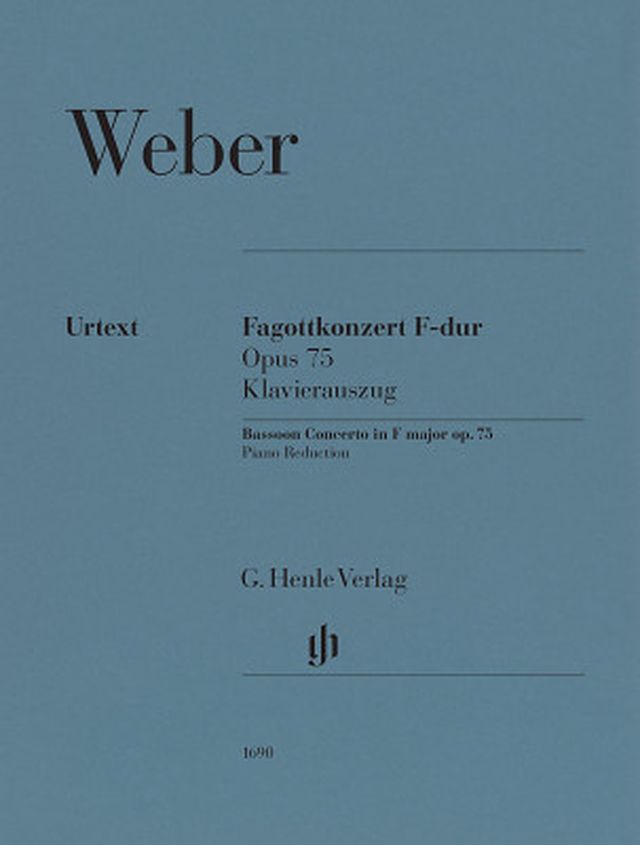 Henle Verlag Weber Fagottkonzert op.75
