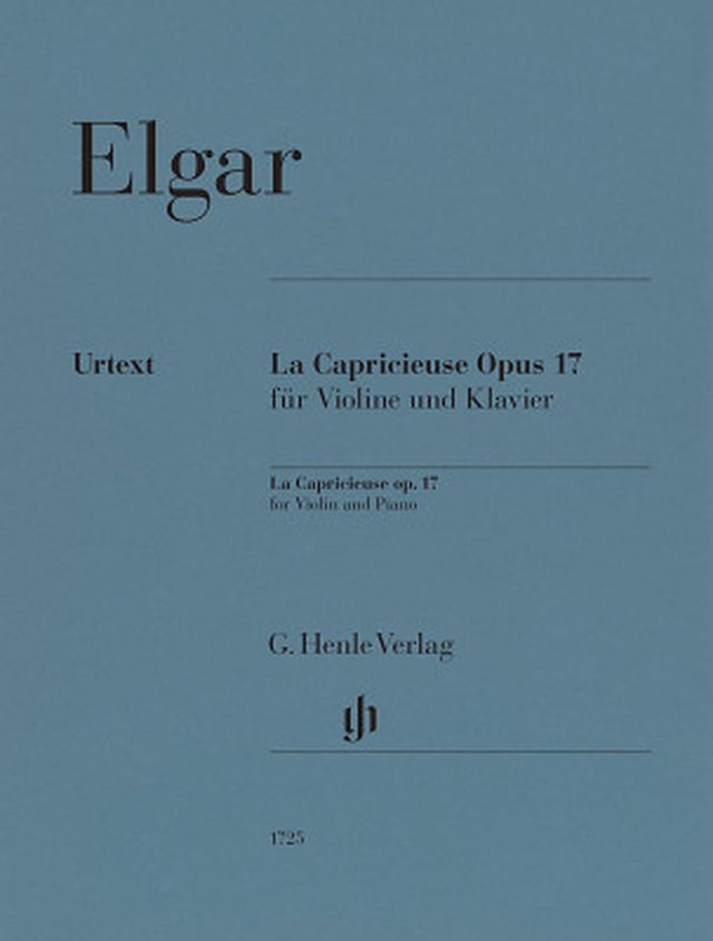 Henle Verlag Elgar Capricieuse op.17 Violin