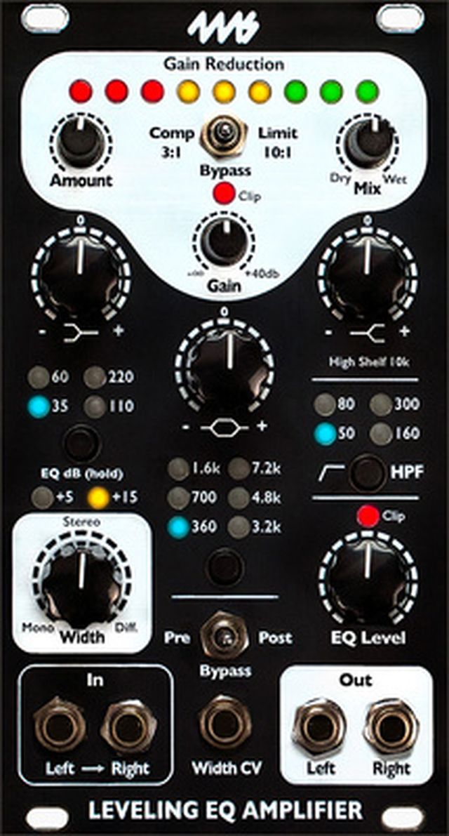 4ms Leveling EQ Amplifier (LEQA)