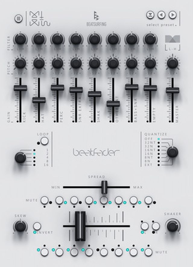 Beatsurfing Beatfader