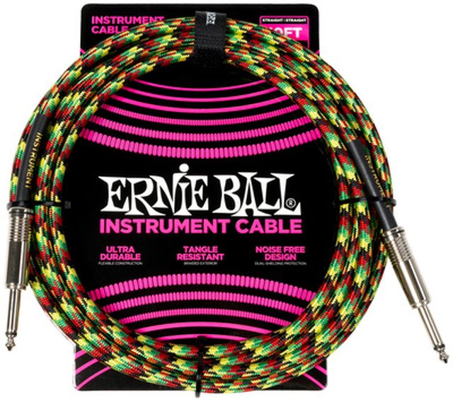 Ernie Ball Instr.Cable Braided 10ft 6480