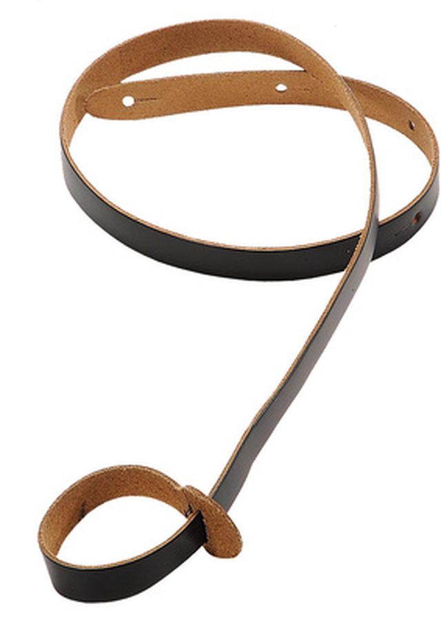 Levys Leather Mandolin Strap BK