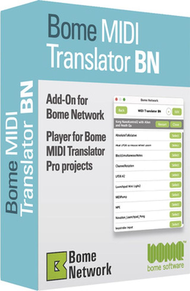 Bome MIDI Translator BN Annual Subs