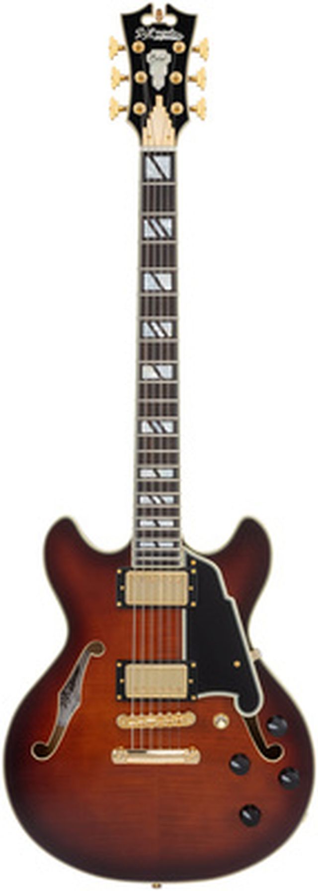 DAngelico Excel Mini DC Amaretto Burst
