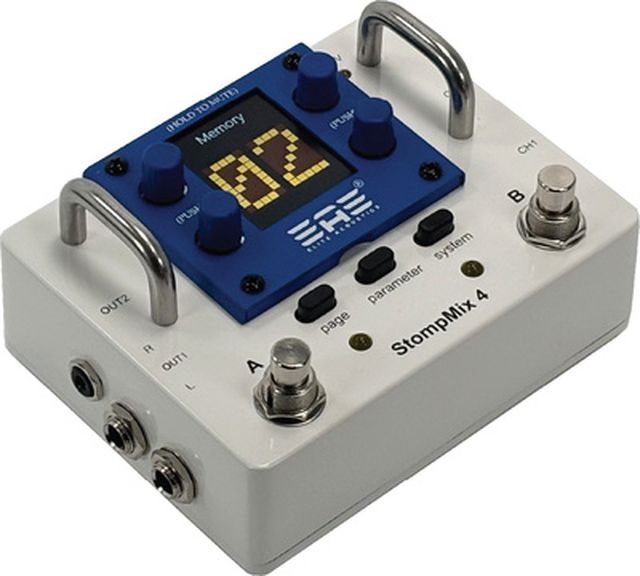 Elite Acoustics Stompmix 4 Pedal Mixer White
