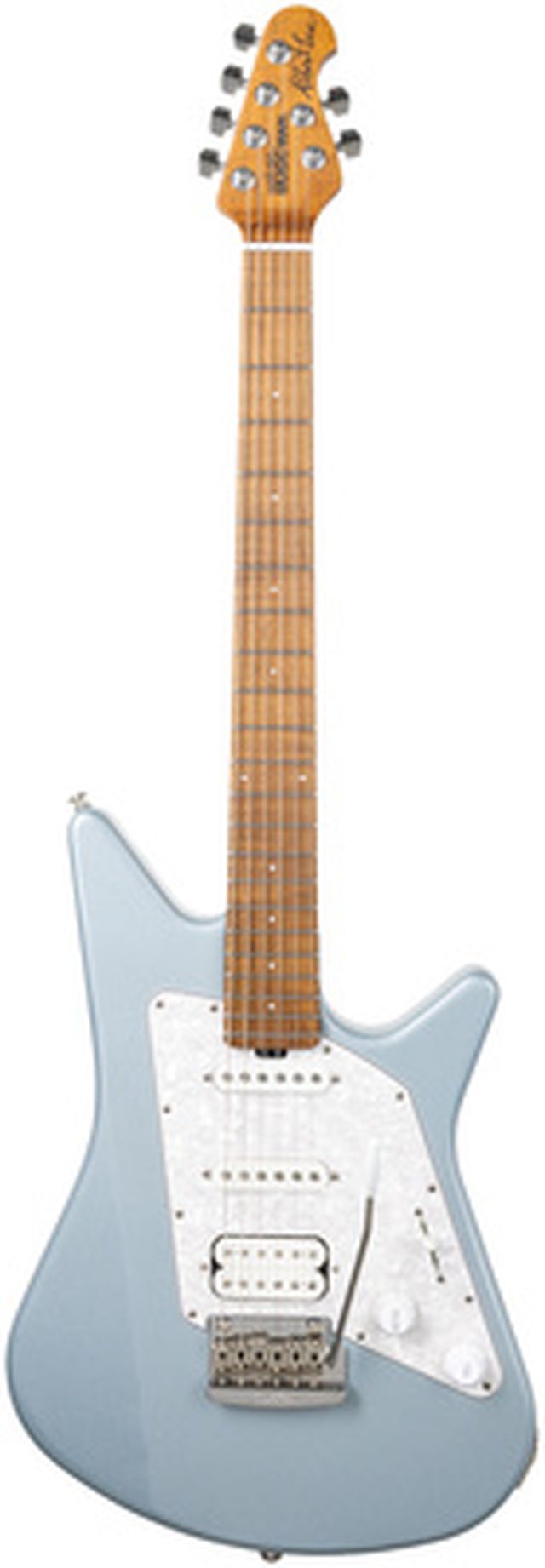 Music Man Albert Lee HSS Firemist Silver