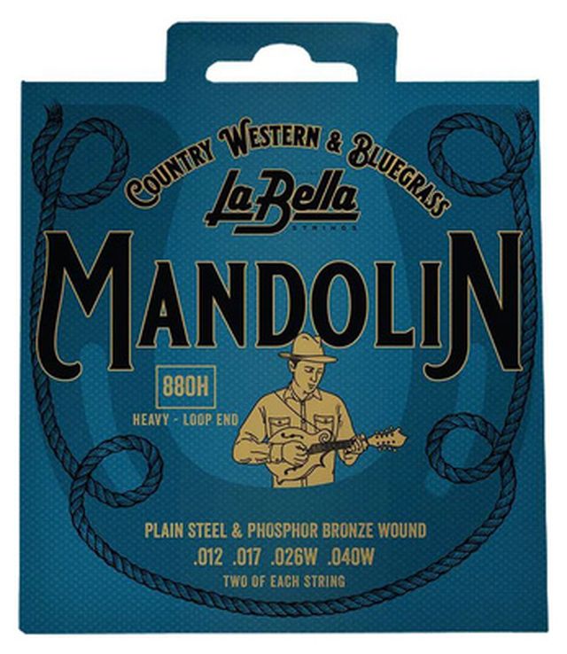 La Bella 880H Mandolin Ph.Br. Heavy