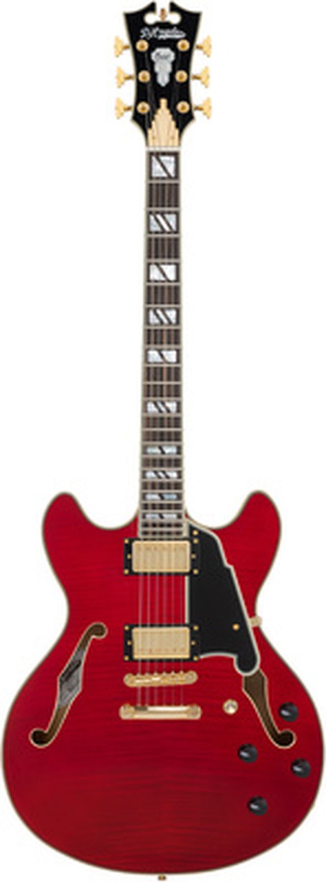 DAngelico Excel DC Trans Cherry 2025