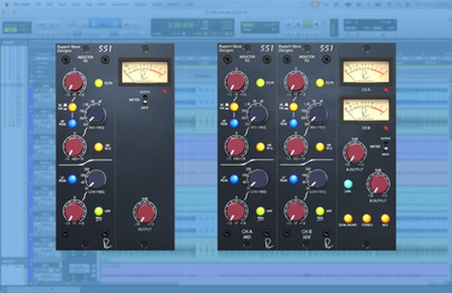 Rupert Neve Designs 551 Inductor EQ Plug-in