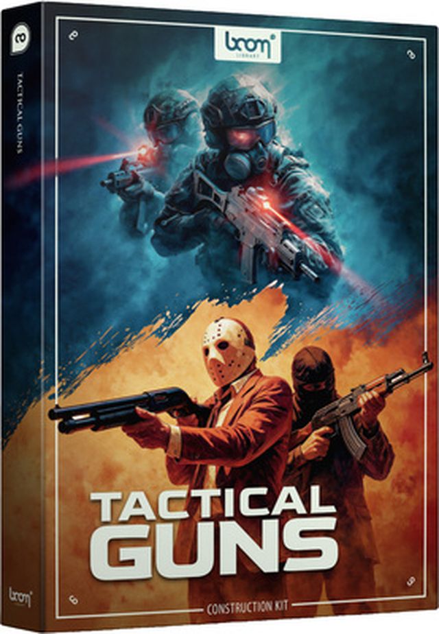 BOOM Library Tactical Guns Construction Kit