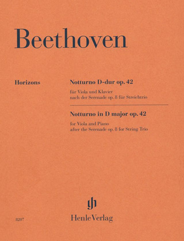 Henle Verlag Beethoven Notturno D-Dur Viola