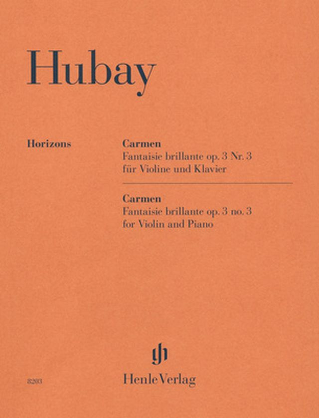 Henle Verlag Hubay Carmen Violine