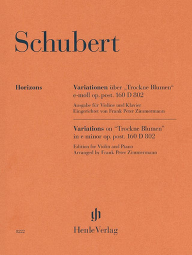Henle Verlag Schubert Trockne Blumen