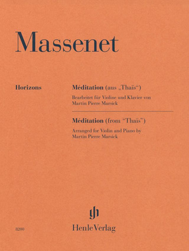 Henle Verlag Massenet Méditation