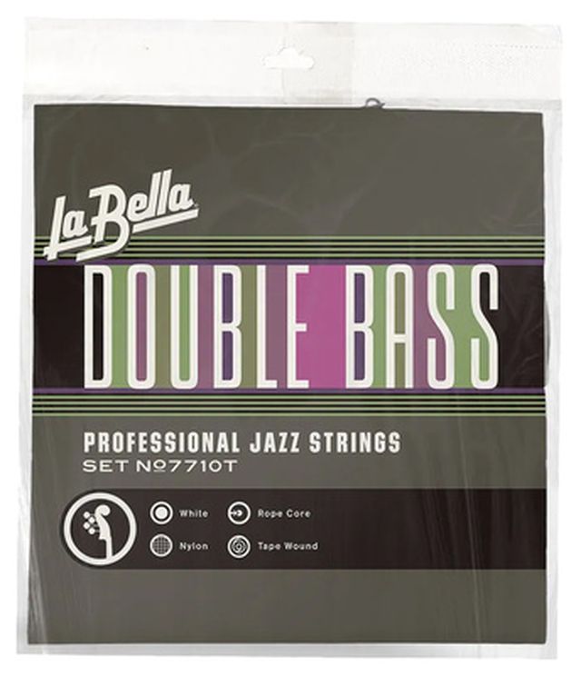 La Bella 7710T WH Nylon Tape Wound 4/4