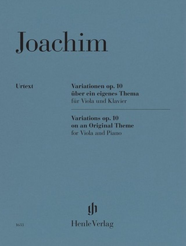 Henle Verlag Joachim Variationen op. 10