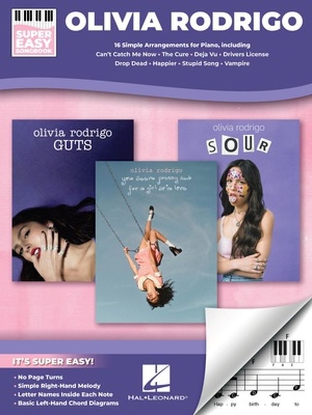 Hal Leonard Olivia Rodrigo Super Easy