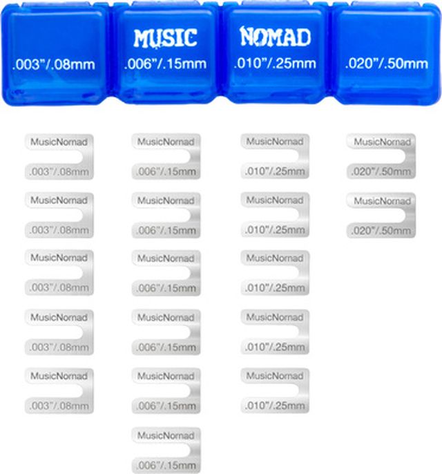 MusicNomad Saddle & Nut Shim Kit MN630