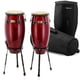 Millenium MC890WR Conga Set with Gigbags