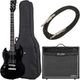 Harley Benton DC-200LH BK Student Ser Bundle