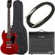 Harley Benton DC-200 CH Student Serie Bundle