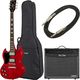 Harley Benton DC-580LH CH Vintage Ser Bundle