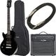 Harley Benton SC-200LH BK Student Ser Bundle