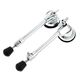 Millenium Bass Drum Legs Chrome B-Stock May have slight traces of use