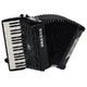 Hohner Bravo III 72 Black sil B-Stock Ggf. mit leichten Gebrauchsspuren