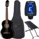 Thomann Classic Guitar 3/4 Blac Bundle