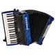 Hohner Bravo III 72 Blue sile B-Stock Ggf. mit leichten Gebrauchsspuren