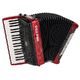Hohner Bravo III 80 Red silen B-Stock Hhv. med lette brugsspor