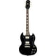 Epiphone SG Standard Ebony B-Stock Poderá apresentar ligeiras marcas de uso.