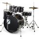 Millenium Focus 20 Drum Set Blac B-Stock Hhv. med lette brugsspor