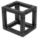 Decotruss Quad Corner Block BK B-Stock Mit leichten Gebrauchsspuren