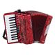 Startone Piano Accordion 48 Red B-Stock Evt. avec légères traces d'utilisation