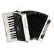 Hohner Bravo II 48 White sile B-Stock May have slight traces of use