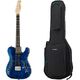 Harley Benton TE-90QM HH Trans Blue w/Bag