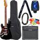 Harley Benton ST-62LH BK Vintage Seri Bundle