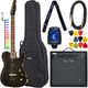 Harley Benton TE40TBK DLX Visual Note Bundle