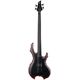 ESP LTD FL-4 Black Red Bur B-Stock Enyhe kopásnyomok előfordulhatnak