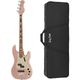 Harley Benton MV-4PJ Shell Pink w/Case